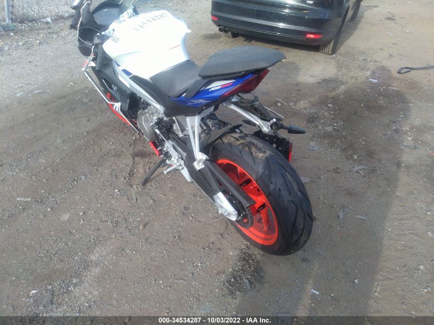 2022 APRILIA RS 660 FACTORY LIMITED ZD4KSUP09NS000319