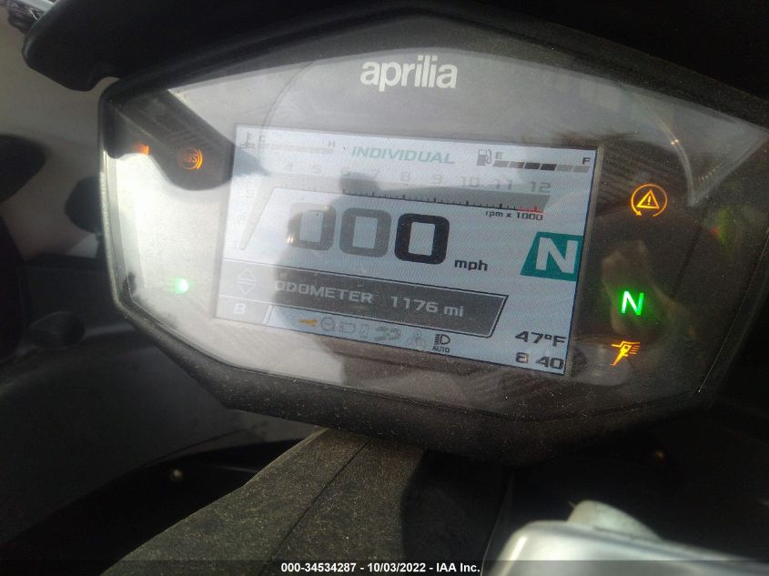 2022 APRILIA RS 660 FACTORY LIMITED ZD4KSUP09NS000319