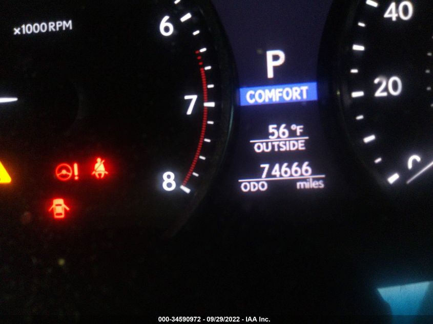 2013 LEXUS LS 460 JTHCL5EF2D5015895