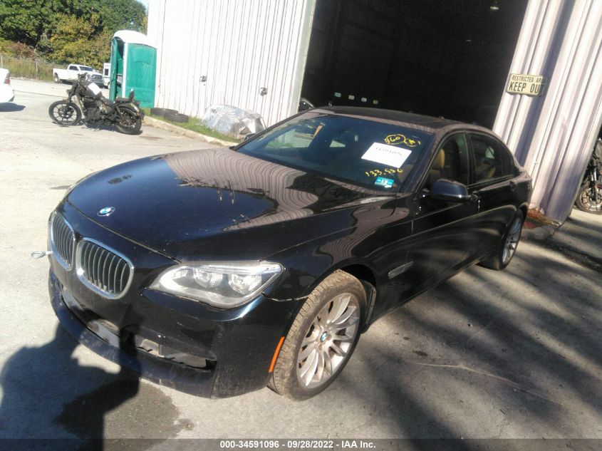2013 BMW 7 SERIES 750LI XDRIVE WBAYF8C56DD139763