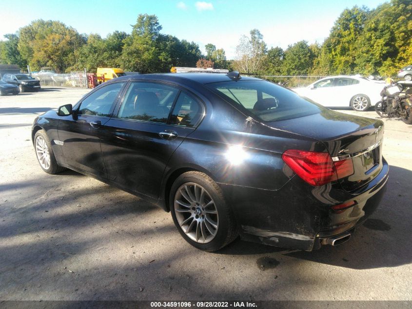 2013 BMW 7 SERIES 750LI XDRIVE WBAYF8C56DD139763