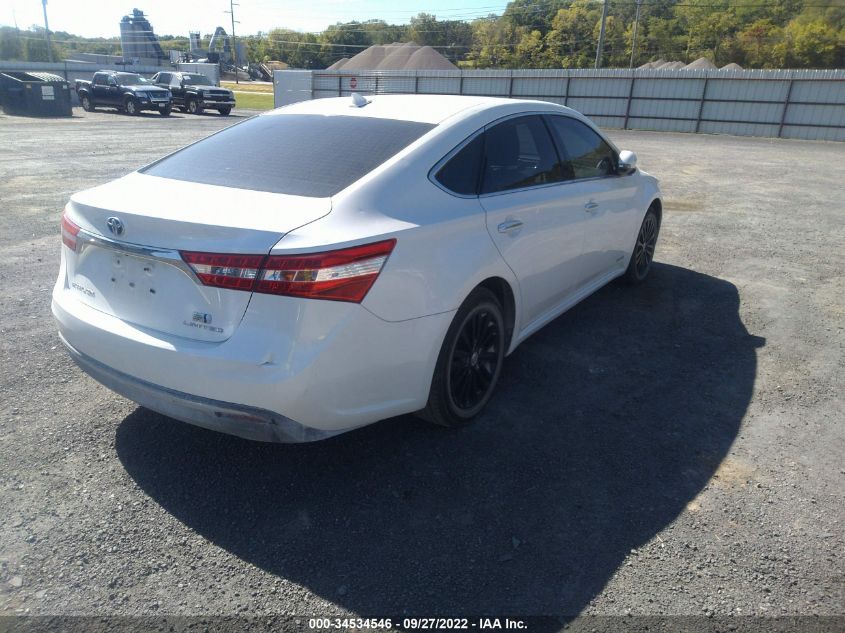 2014 TOYOTA AVALON HYBRID LIMITED/XLE TOURING 4T1BD1EB1EU032268