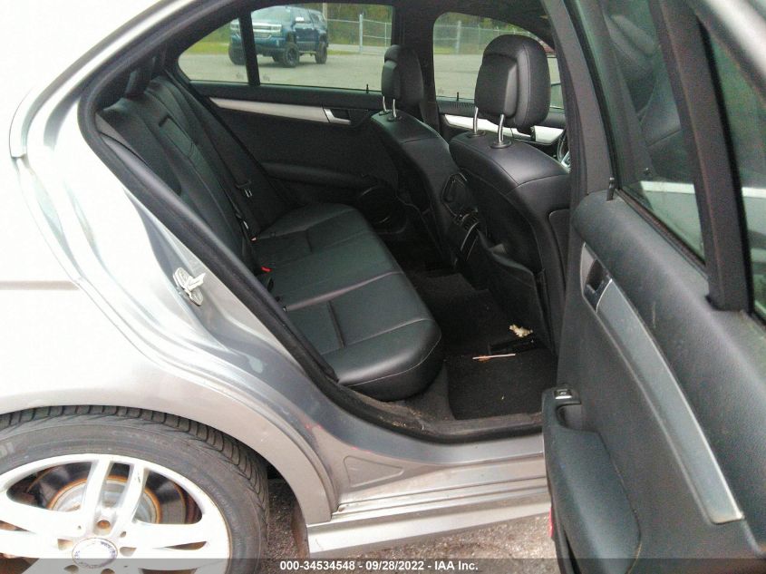 2013 MERCEDES-BENZ C 250 WDDGF4HB0DA870086