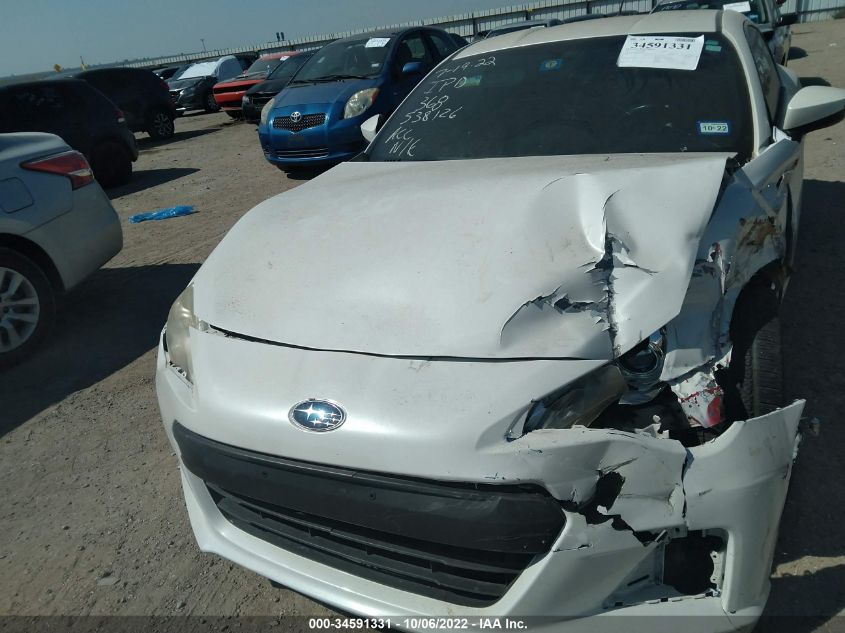 2013 SUBARU BRZ LIMITED JF1ZCAC19D1608775