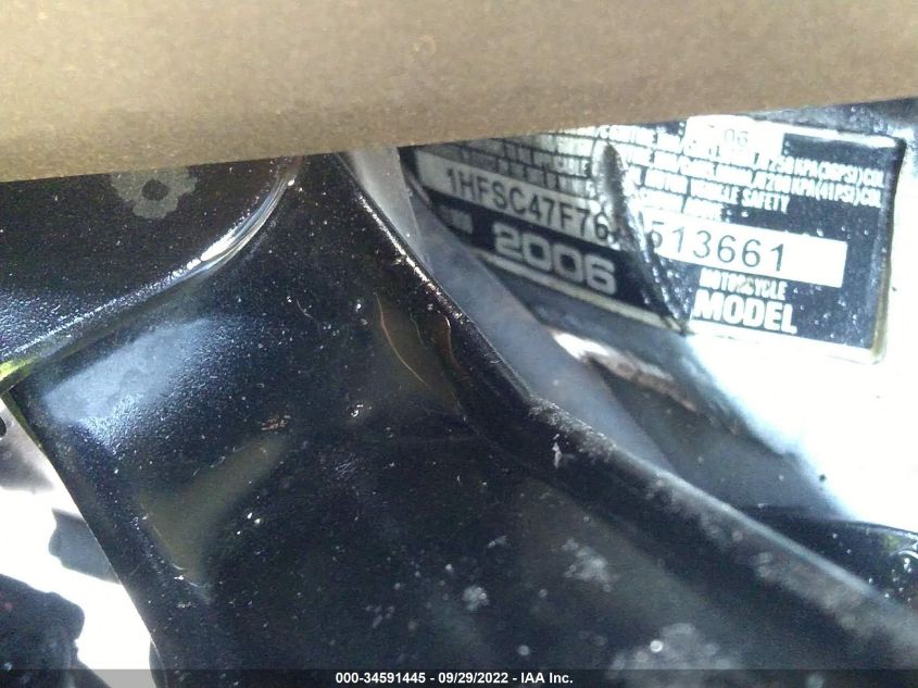 2006 HONDA GL1800 1HFSC47F76A513661