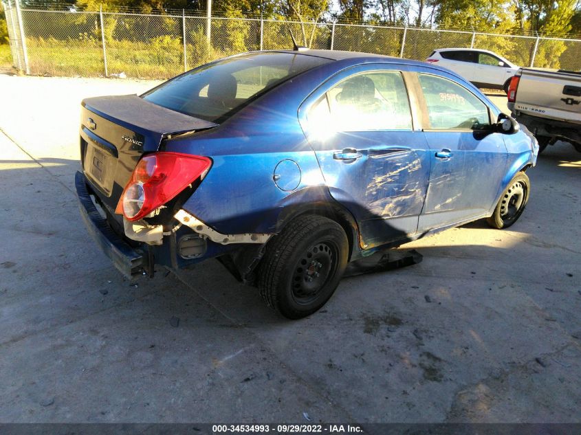 2013 CHEVROLET SONIC LS - 1G1JA5SH4D4192919