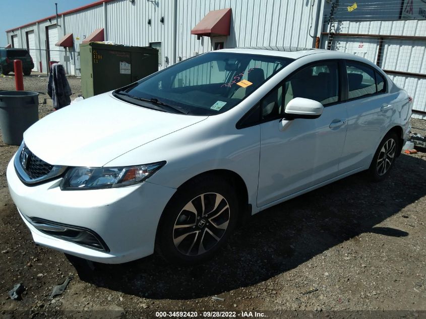 2014 HONDA CIVIC SEDAN EX 2HGFB2F87EH526854