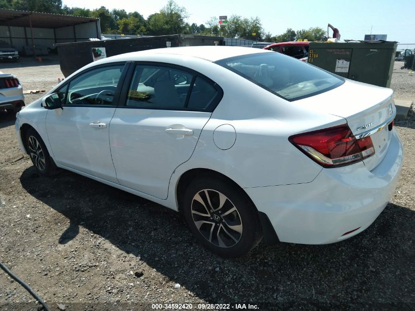 2014 HONDA CIVIC SEDAN EX 2HGFB2F87EH526854