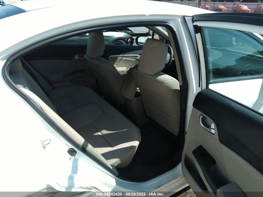 2014 HONDA CIVIC SEDAN EX 2HGFB2F87EH526854