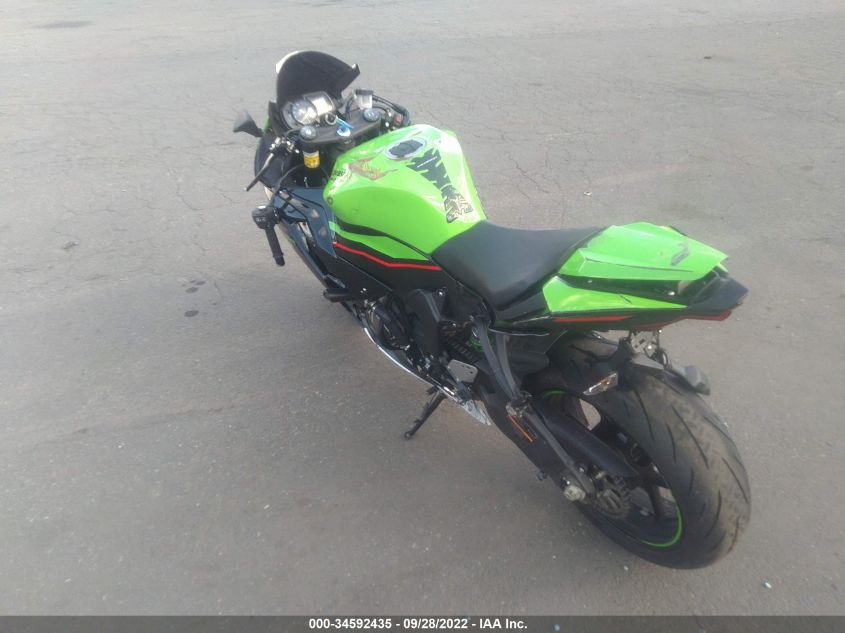 2022 KAWASAKI ZX636 K JKBZXJH14NA013718