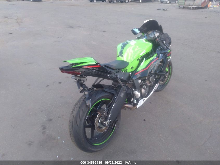 2022 KAWASAKI ZX636 K JKBZXJH14NA013718