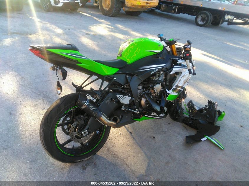 2015 KAWASAKI ZX636 E JKBZXJE14FA015880