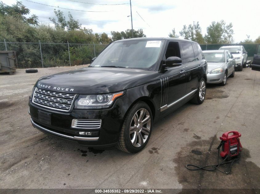 2015 LAND ROVER RANGE ROVER AUTOBIOGRAPHY BLACK SALGW3TF5FA219756