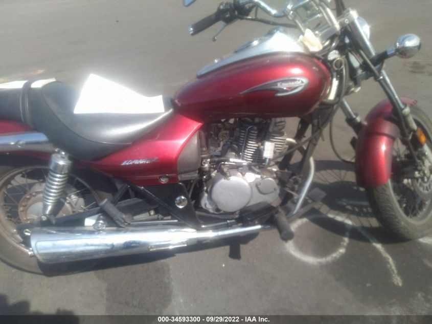 2001 KAWASAKI BN125 A JKABNRA111DA02868