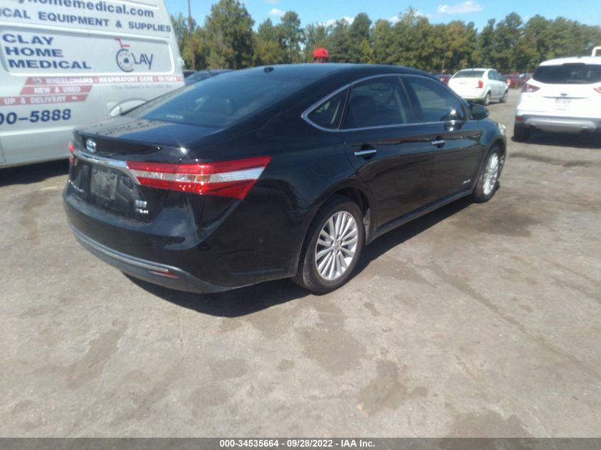 2013 TOYOTA AVALON HYBRID XLE PREMIUM 4T1BD1EB4DU007525