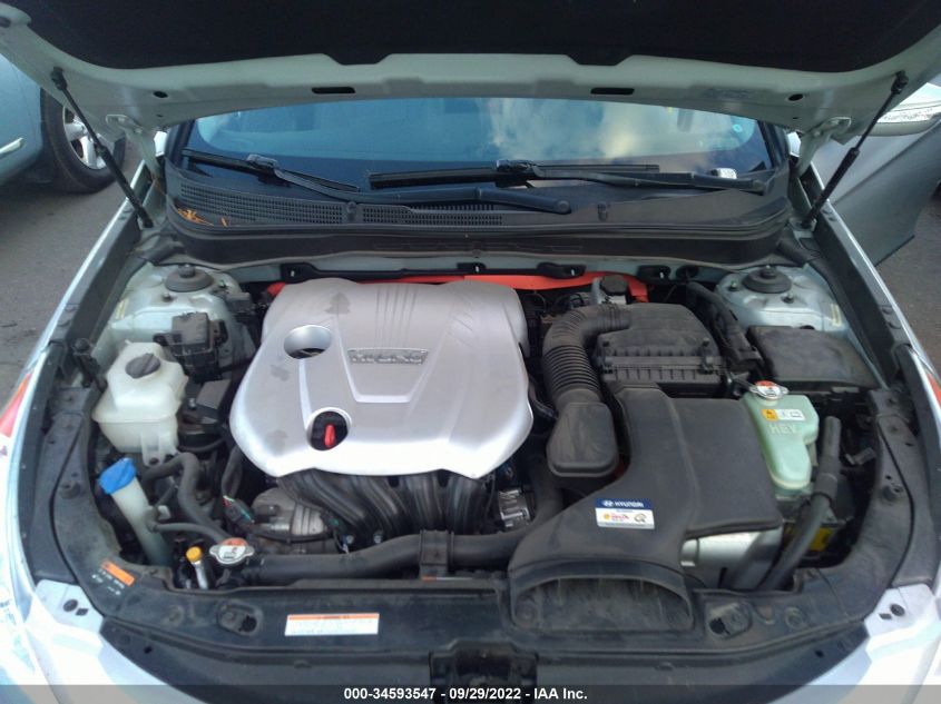 2014 HYUNDAI SONATA HYBRID LIMITED KMHEC4A44EA106583