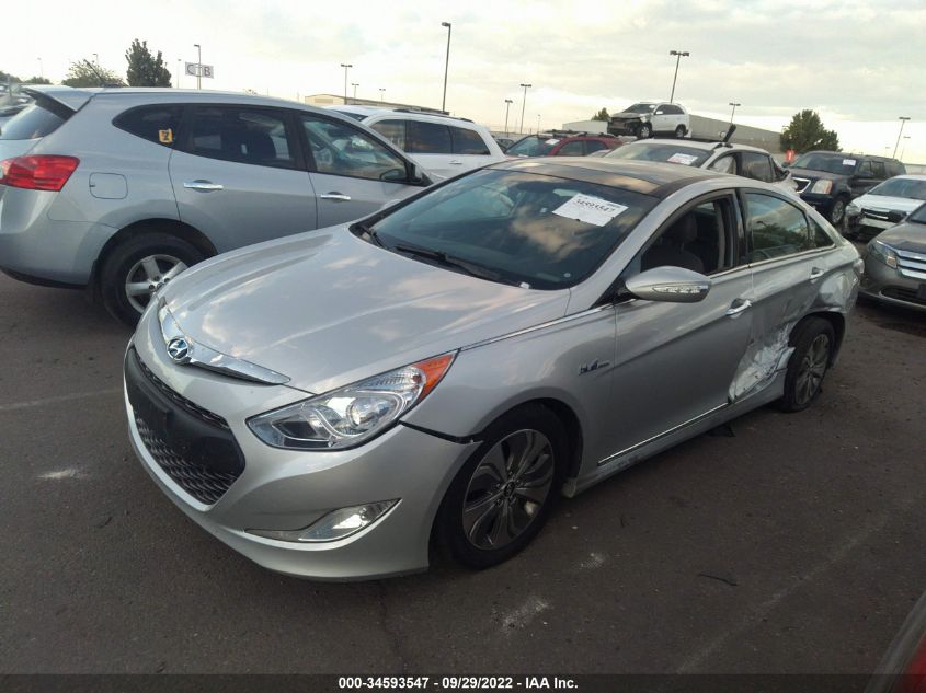 2014 HYUNDAI SONATA HYBRID LIMITED KMHEC4A44EA106583