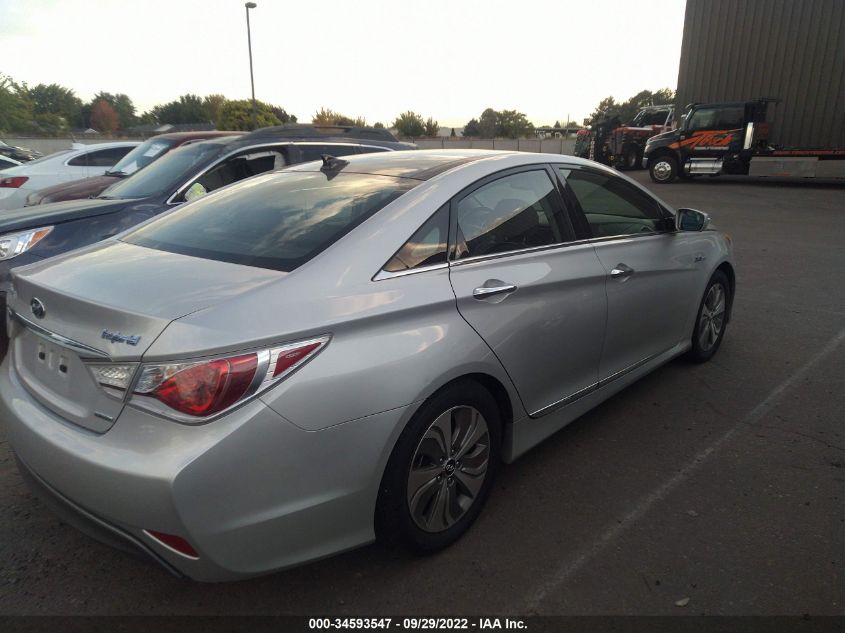 2014 HYUNDAI SONATA HYBRID LIMITED KMHEC4A44EA106583