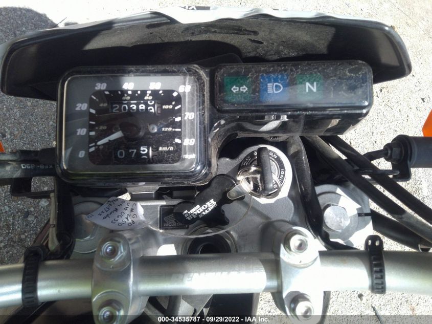 2009 HONDA CRF230 M JH2MD37529K000633