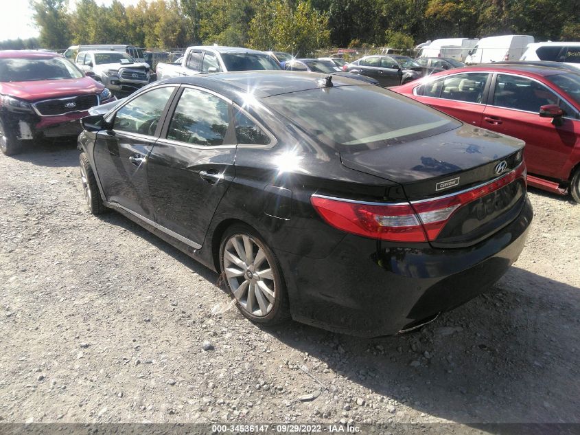 2013 HYUNDAI AZERA KMHFH4JGXDA326406