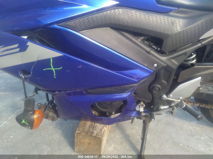 2020 YAMAHA YZFR3 A MH3RH18Y1LK004634