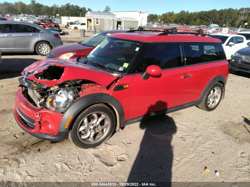 2014 MINI COOPER CLUBMAN WMWZF3C57ET492611