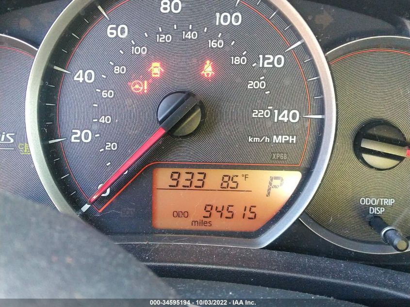 2013 TOYOTA YARIS L/LE/SE JTDKTUD37DD572371
