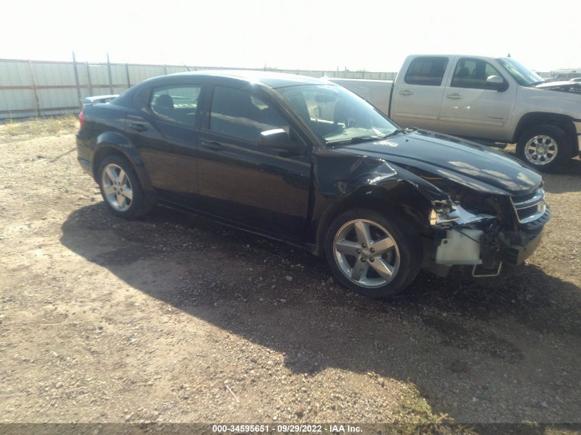 2013 DODGE AVENGER SE - 1C3CDZAB9DN632157