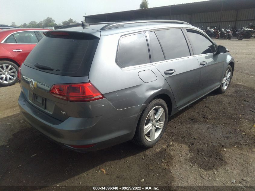 2015 VOLKSWAGEN GOLF SPORTWAGEN TDI S 3VWCA7AU0FM510565