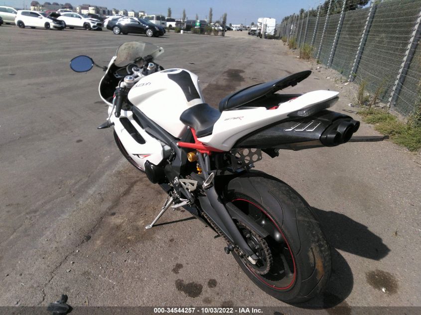 2013 TRIUMPH MOTORCYCLE DAYTONA 675/R SMTD03NS0DT549880