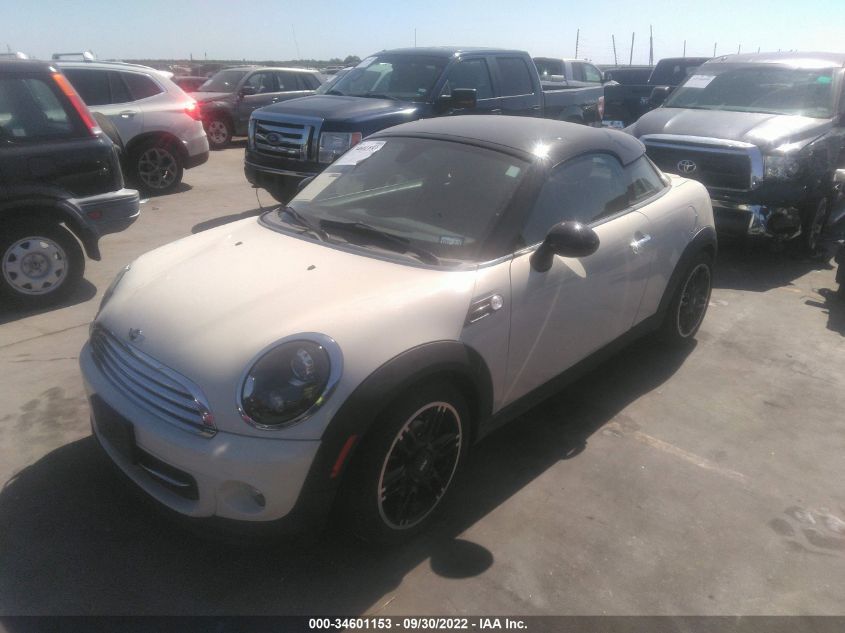 2014 MINI COOPER COUPE WMWSX1C5XET623260