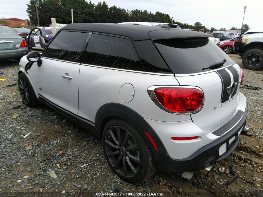 2013 MINI COOPER PACEMAN S ALL4 WMWSS7C5XDWN52043