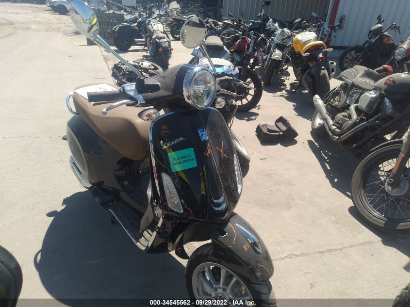 2022 VESPA PRIMAVERA ZAPM818G9N5906321