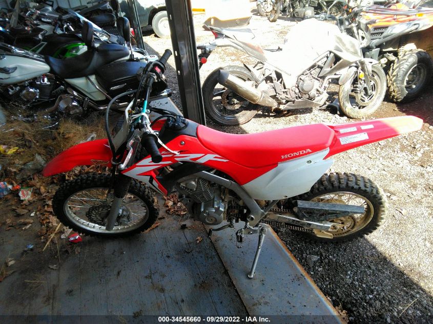 2021 HONDA CRF125 F LALJE034XM3300401