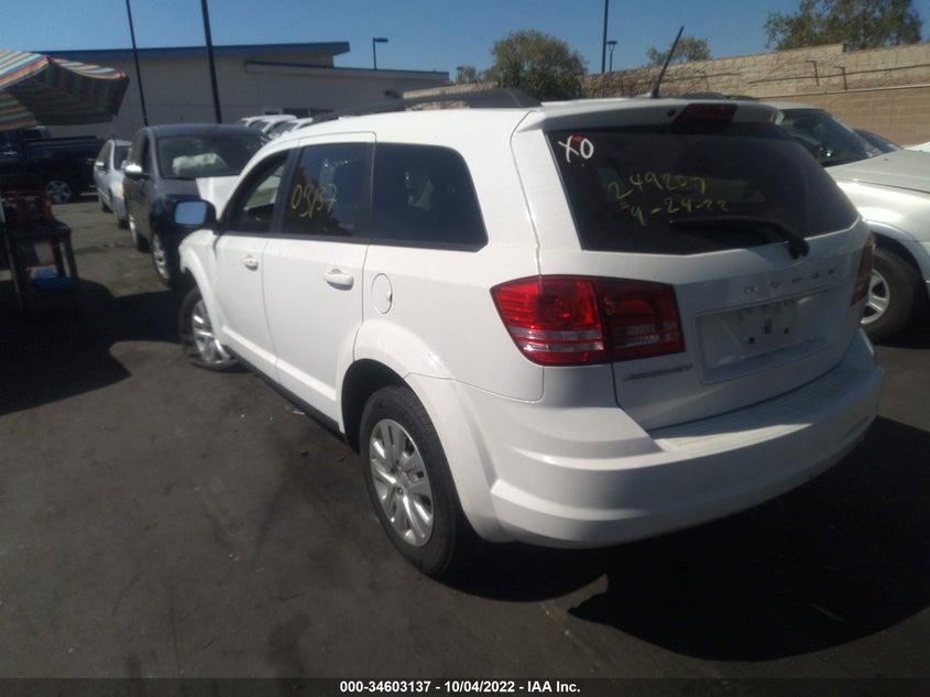 VIN 3C4PDCAB8HT609713 2017 DODGE JOURNEY SE