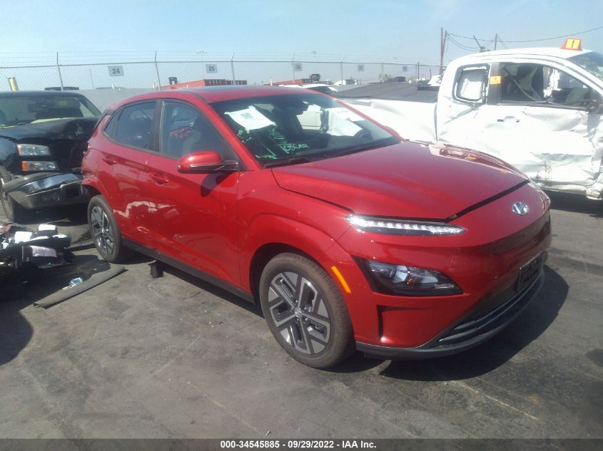 2022 HYUNDAI KONA ELECTRIC SEL KM8K33AGXNU139139