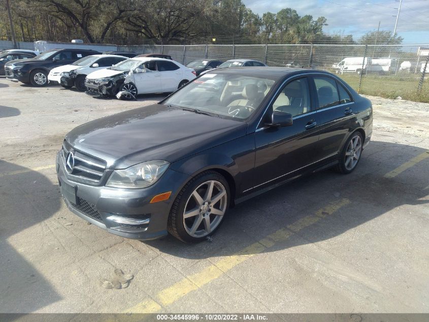 2014 MERCEDES-BENZ C-CLASS C 250 WDDGF4HB2ER318625