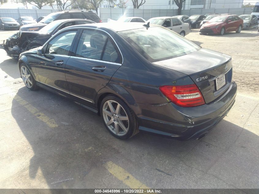 2014 MERCEDES-BENZ C-CLASS C 250 WDDGF4HB2ER318625