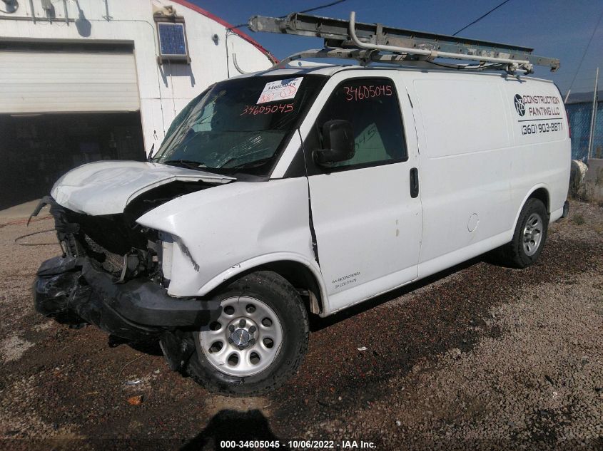 2014 CHEVROLET EXPRESS CARGO VAN 1GCSGAFX3E1174306
