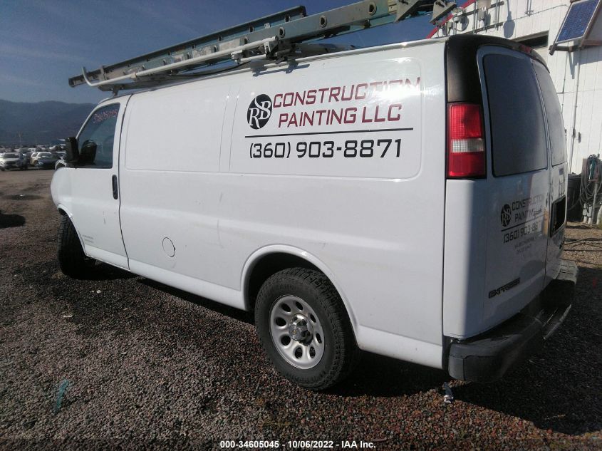 2014 CHEVROLET EXPRESS CARGO VAN 1GCSGAFX3E1174306