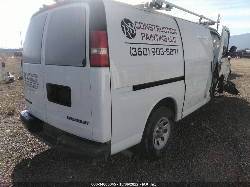 2014 CHEVROLET EXPRESS CARGO VAN 1GCSGAFX3E1174306