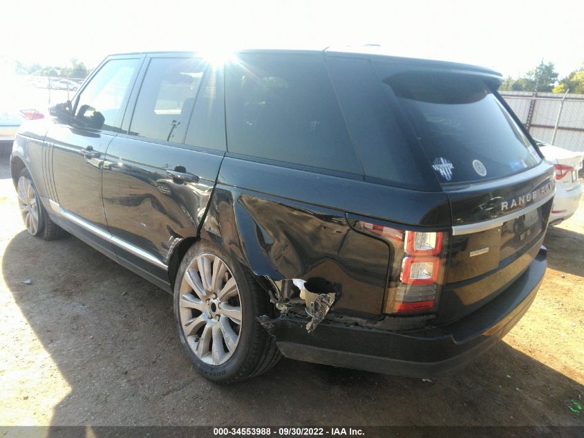 2014 LAND ROVER RANGE ROVER SUPERCHARGED SALGS2EF8EA143905