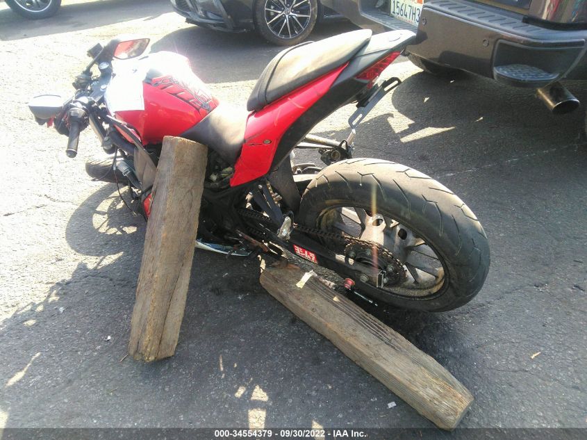 2015 YAMAHA YZFR3 MH3RH06Y1FK003257