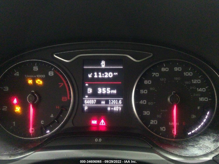 2015 AUDI S3/A3 2.0T PREMIUM WAUBFGFF6F1001536