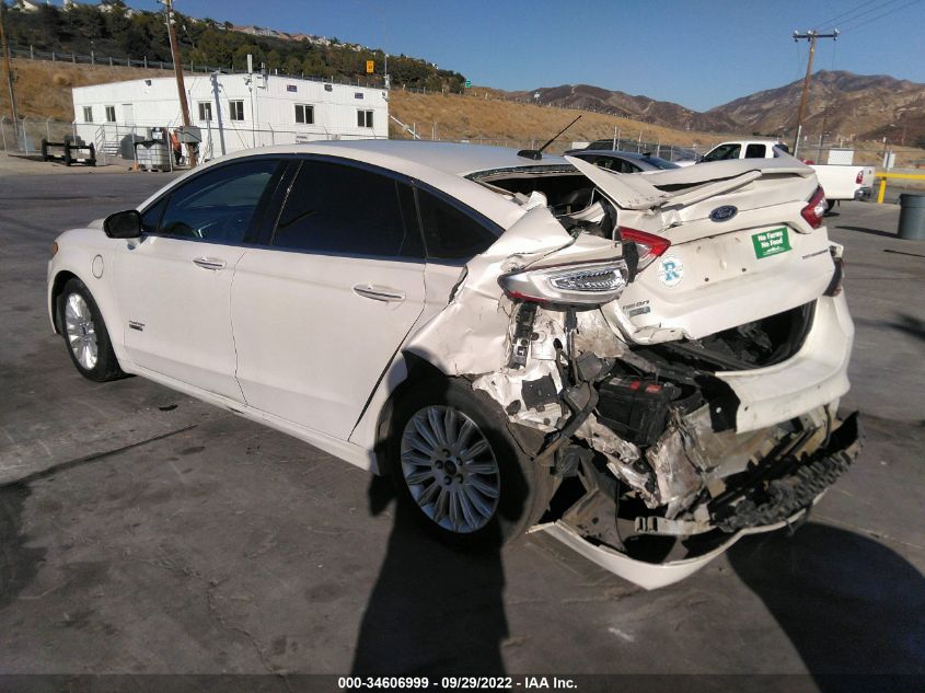 2014 FORD FUSION ENERGI TITANIUM 3FA6P0SU8ER150666