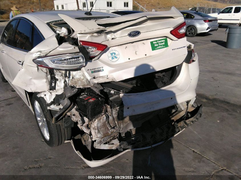 2014 FORD FUSION ENERGI TITANIUM 3FA6P0SU8ER150666