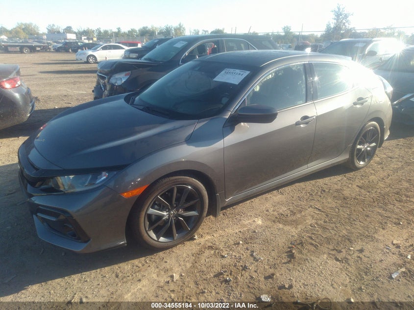 VIN SHHFK7H65MU224098 2021 HONDA CIVIC HATCHBACK EX