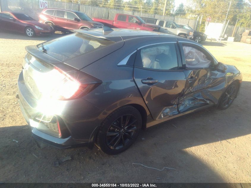 VIN SHHFK7H65MU224098 2021 HONDA CIVIC HATCHBACK EX