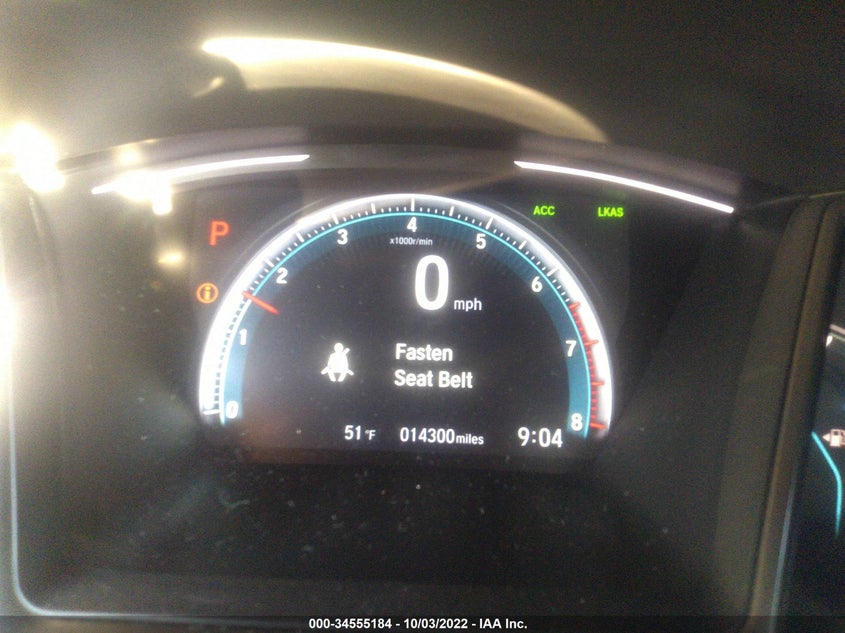 VIN SHHFK7H65MU224098 2021 HONDA CIVIC HATCHBACK EX
