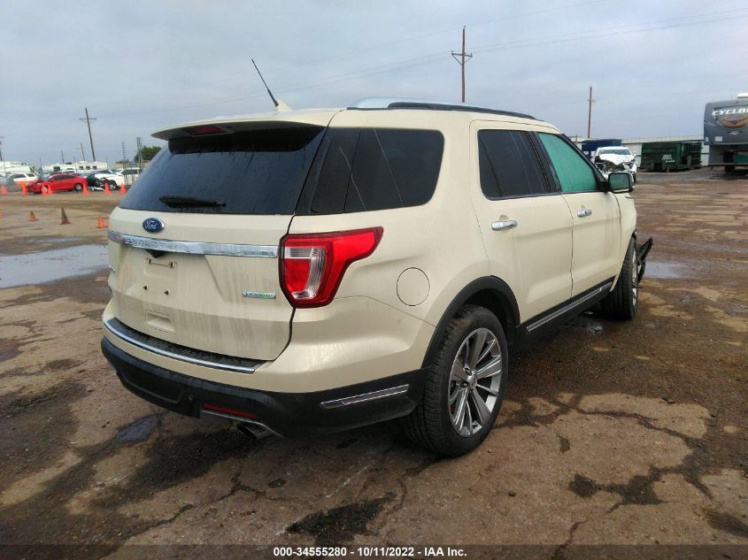 VIN 1FM5K7FH8JGC41444 2018 FORD EXPLORER LIMITED